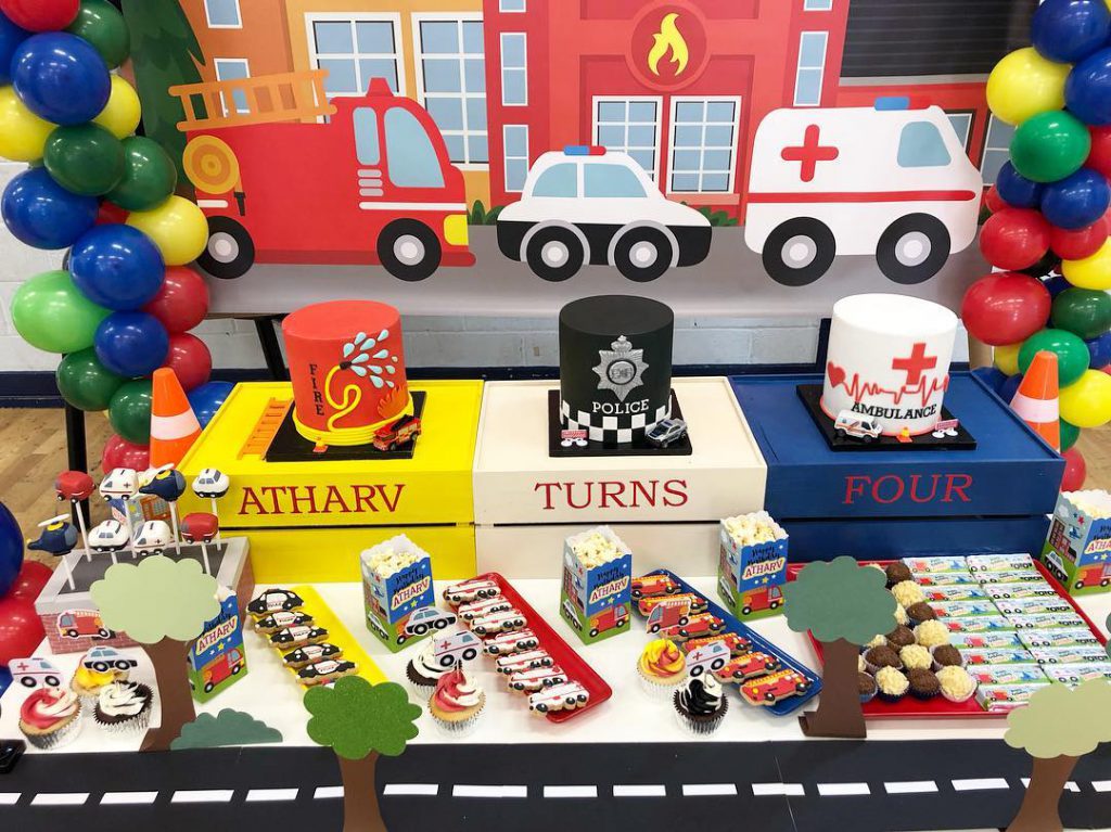 Transport themed children's Birthday party