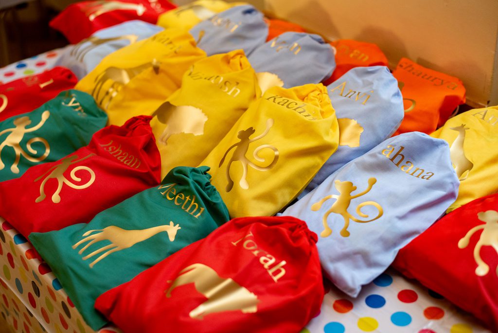 Personalised kids party bags